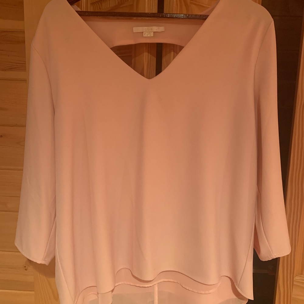 Blush blouse